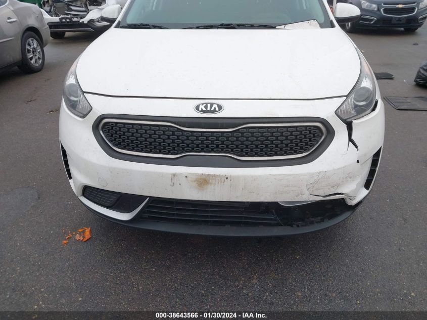 2017 KIA NIRO FE/LX - KNDCB3LCXH5089105
