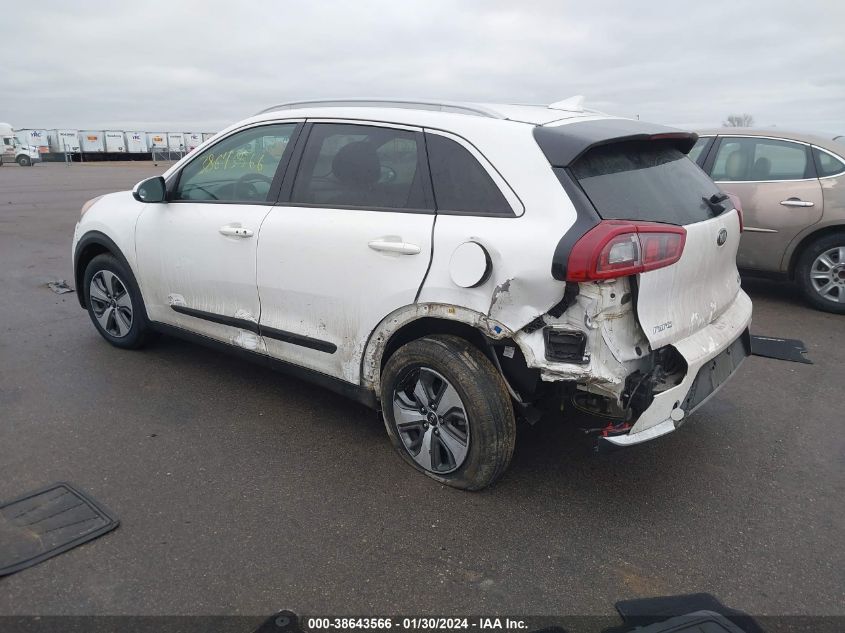 2017 KIA NIRO FE/LX - KNDCB3LCXH5089105