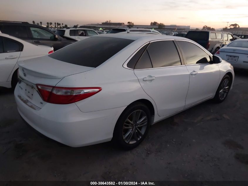 2016 TOYOTA CAMRY SE - 4T1BF1FK4GU208113