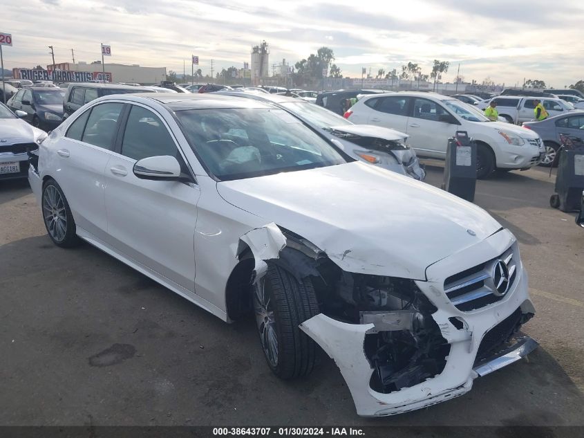 2017 MERCEDES-BENZ C 300 LUXURY/SPORT - 55SWF4JB9HU196547