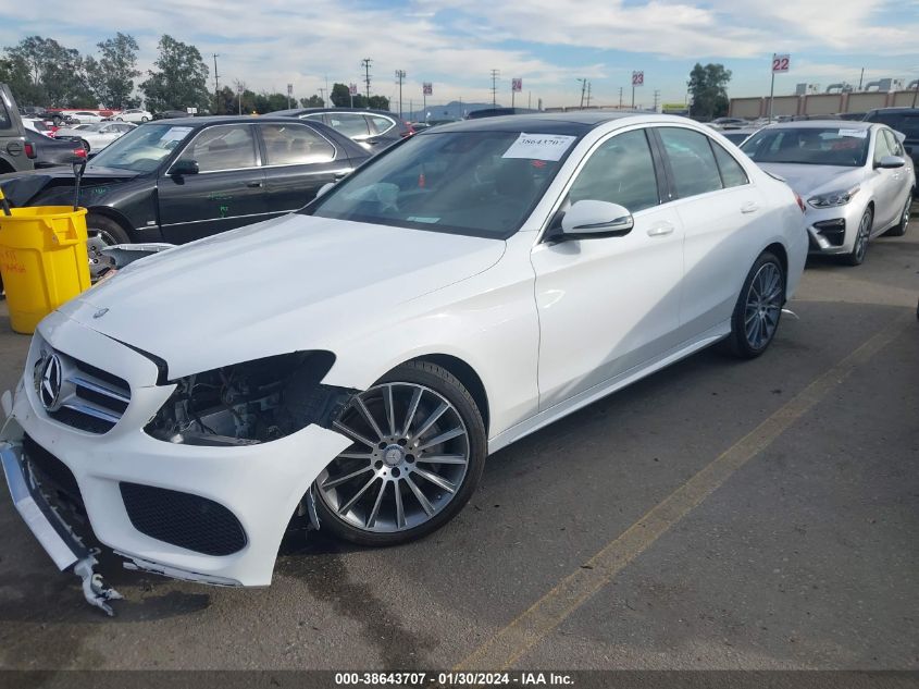 2017 MERCEDES-BENZ C 300 LUXURY/SPORT - 55SWF4JB9HU196547