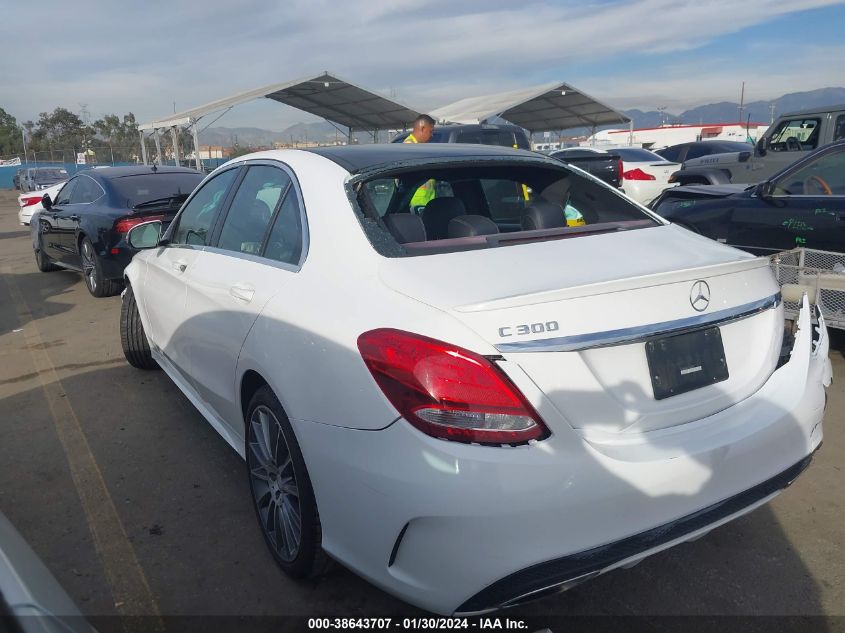 2017 MERCEDES-BENZ C 300 LUXURY/SPORT - 55SWF4JB9HU196547