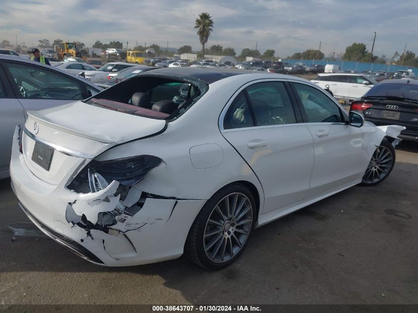 2017 MERCEDES-BENZ C 300 LUXURY/SPORT - 55SWF4JB9HU196547