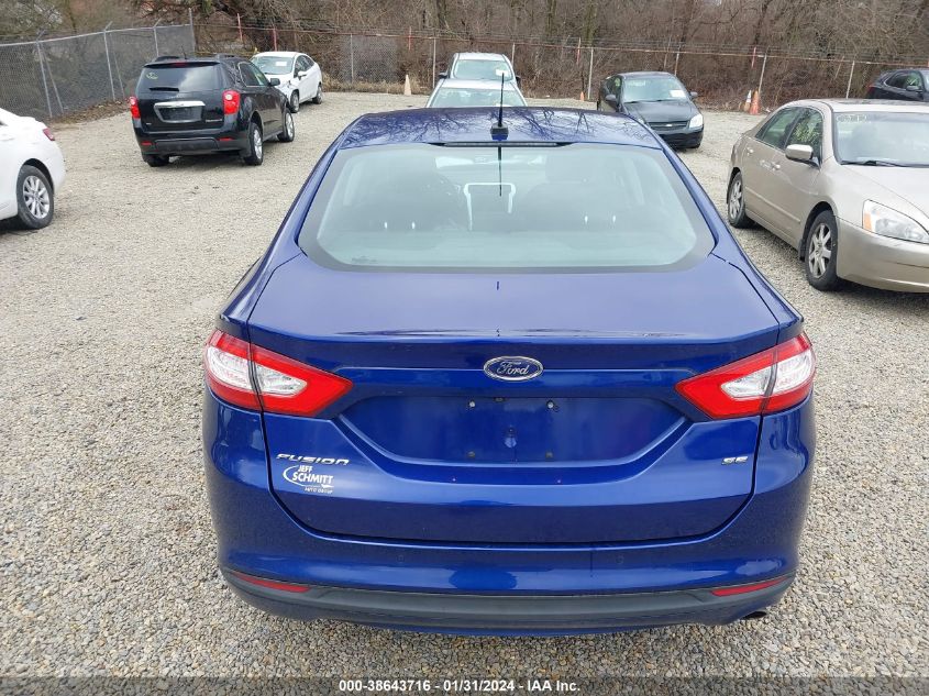 2016 FORD FUSION SE - 3FA6P0H70GR380805