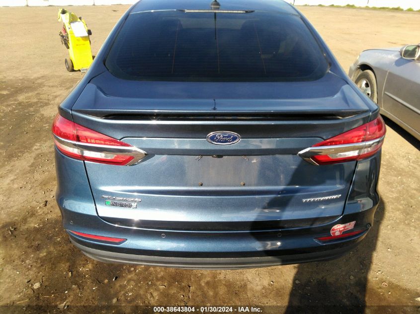 2019 FORD FUSION ENERGI TITANIUM - 3FA6P0SU9KR104422