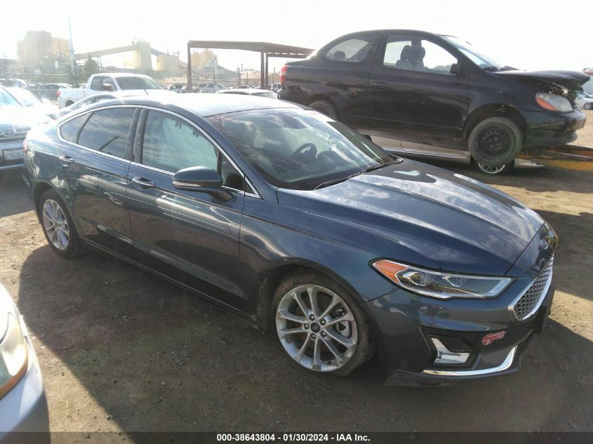 2019 FORD FUSION ENERGI TITANIUM - 3FA6P0SU9KR104422