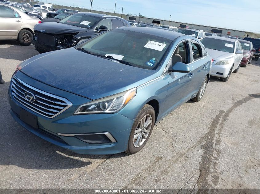 2016 HYUNDAI SONATA SE - 5NPE24AF4GH404362