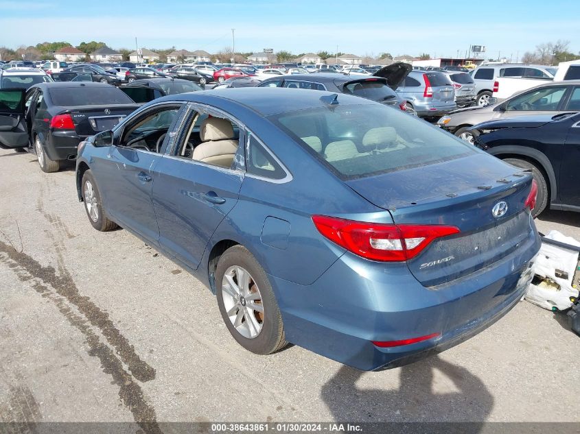 2016 HYUNDAI SONATA SE - 5NPE24AF4GH404362