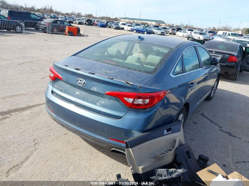 2016 HYUNDAI SONATA SE - 5NPE24AF4GH404362