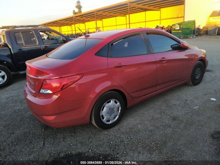 2015 HYUNDAI ACCENT GLS - KMHCT4AE9FU887066