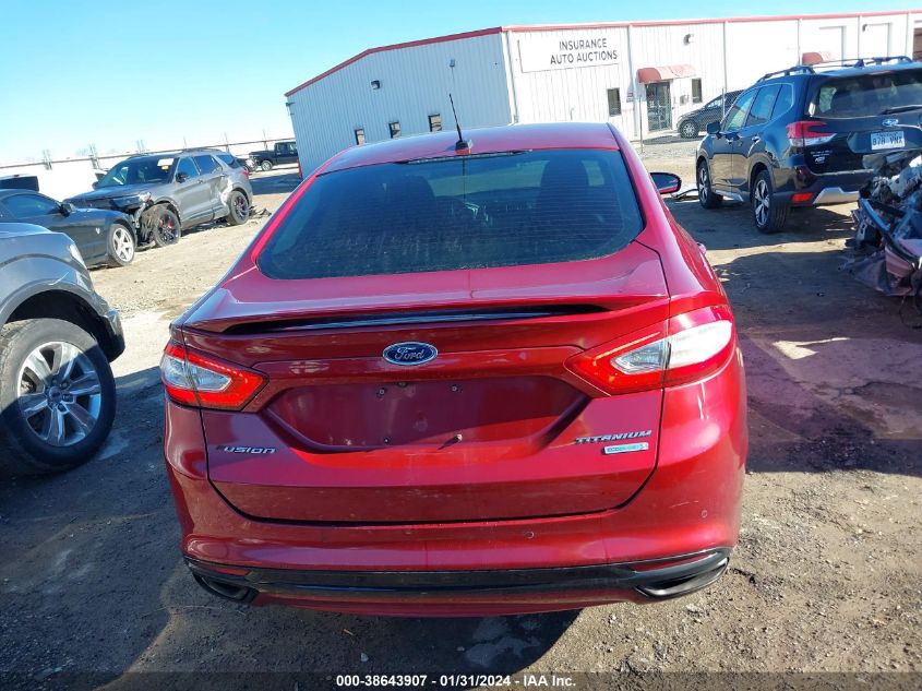2013 FORD FUSION TITANIUM - 3FA6P0K96DR219638