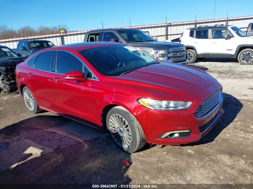 2013 FORD FUSION TITANIUM - 3FA6P0K96DR219638