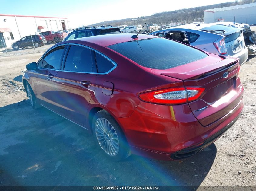 2013 FORD FUSION TITANIUM - 3FA6P0K96DR219638