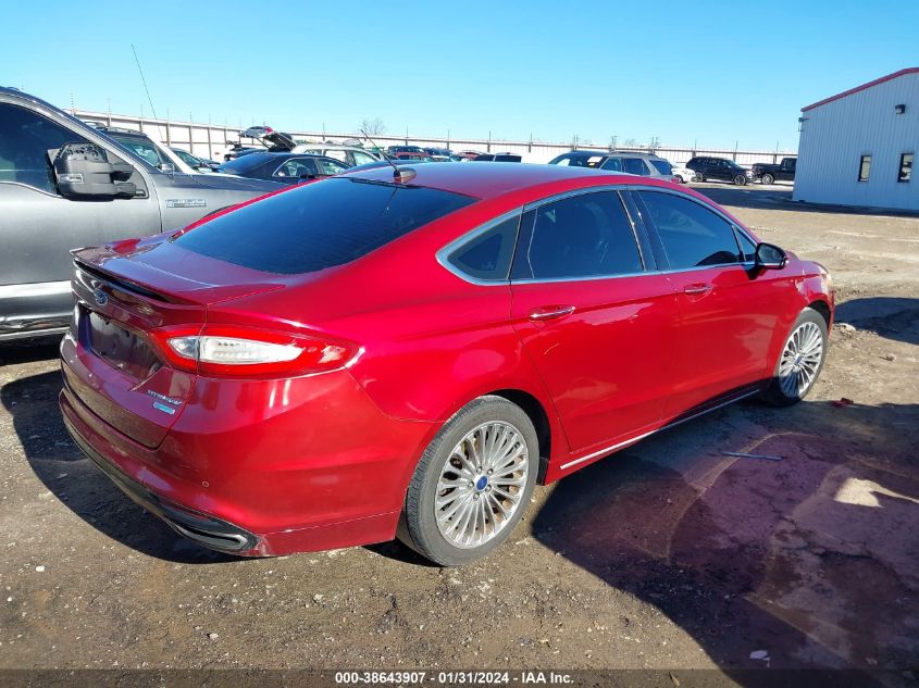 2013 FORD FUSION TITANIUM - 3FA6P0K96DR219638