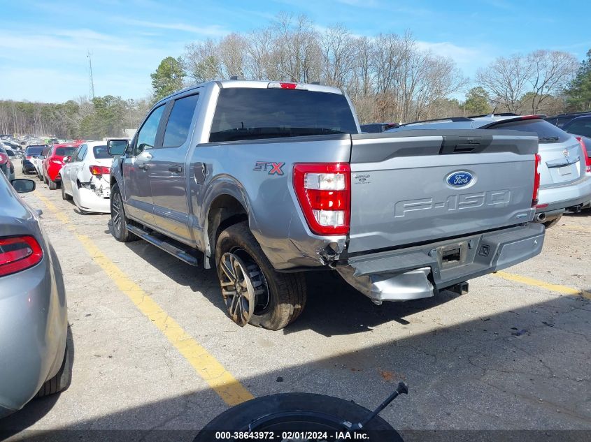 2021 FORD F-150 SUPERCREW - 1FTEW1CPXMFB11872