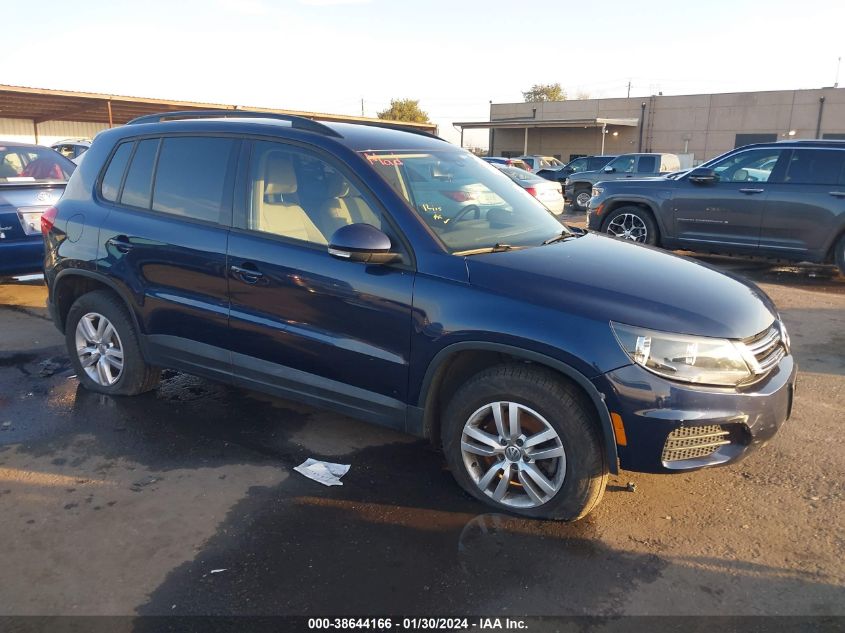 2016 VOLKSWAGEN TIGUAN S - WVGBV7AX0GW594266