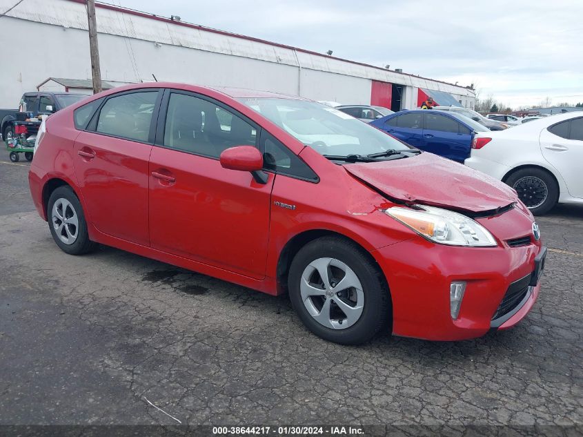 2014 TOYOTA PRIUS THREE - JTDKN3DU9E0368421