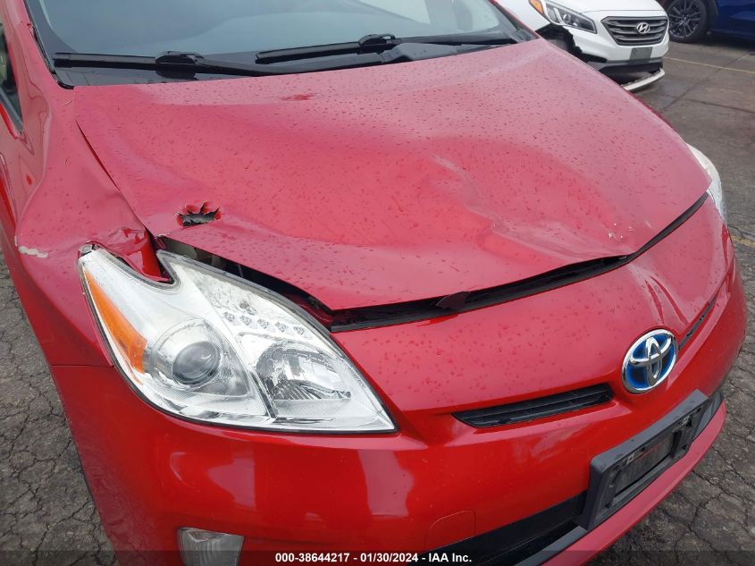 2014 TOYOTA PRIUS THREE - JTDKN3DU9E0368421