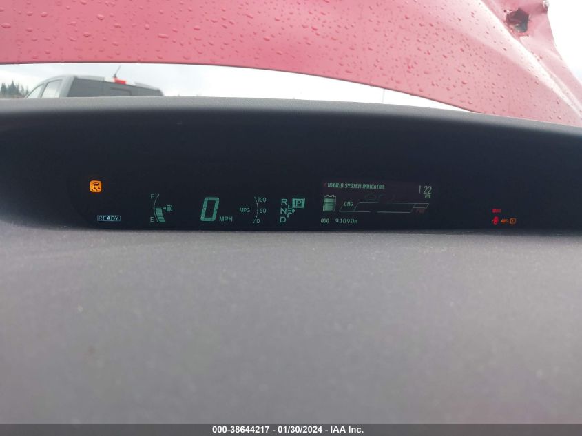 2014 TOYOTA PRIUS THREE - JTDKN3DU9E0368421