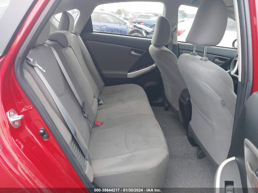 2014 TOYOTA PRIUS THREE - JTDKN3DU9E0368421