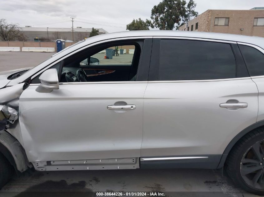 2017 LINCOLN MKX RESERVE - 2LMPJ6LR7HBL16613