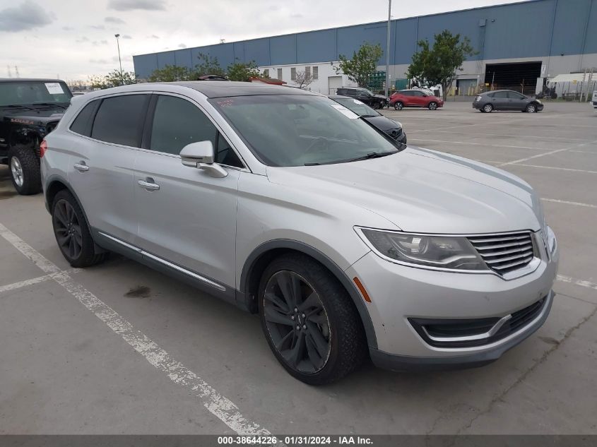 2017 LINCOLN MKX RESERVE - 2LMPJ6LR7HBL16613
