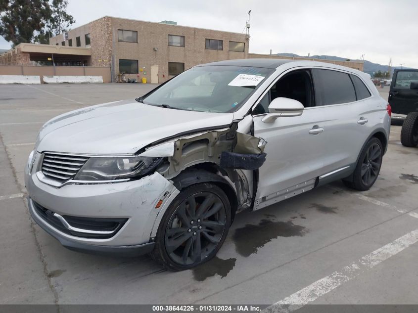 2017 LINCOLN MKX RESERVE - 2LMPJ6LR7HBL16613