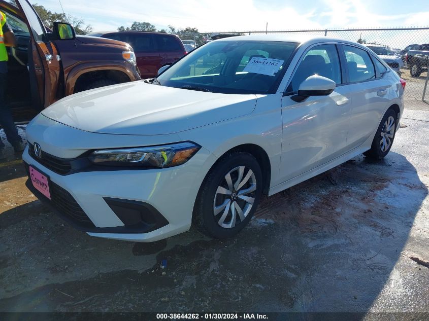 2022 HONDA CIVIC LX - 2HGFE2F26NH532504