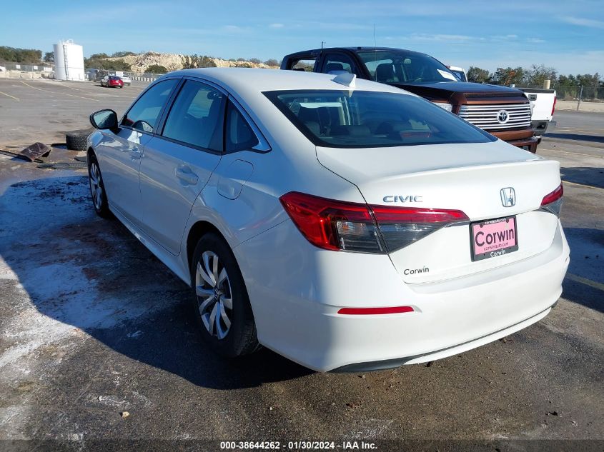 2022 HONDA CIVIC LX - 2HGFE2F26NH532504