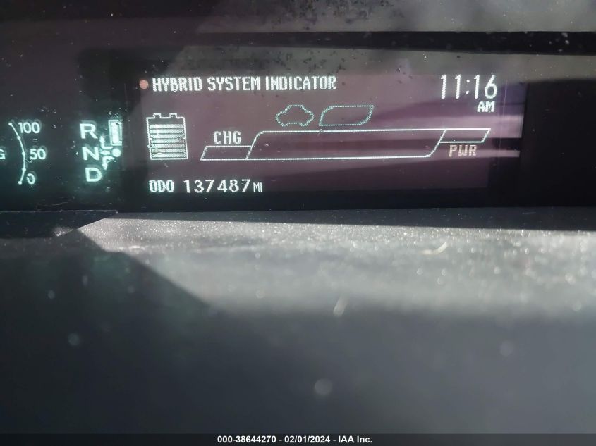 2014 TOYOTA PRIUS - JTDKN3DUXE1768580