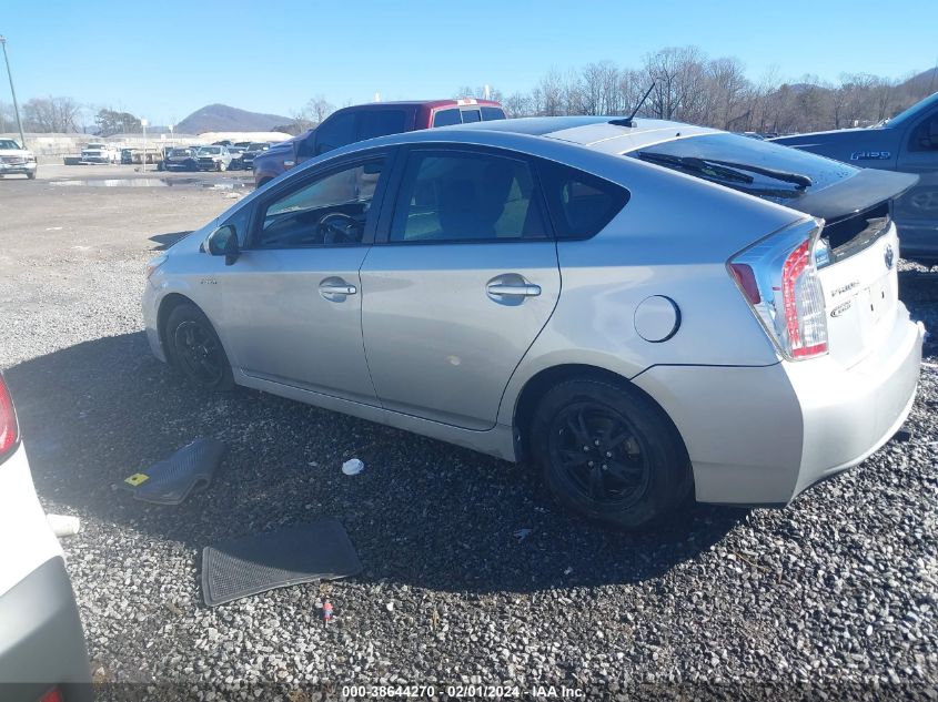 2014 TOYOTA PRIUS - JTDKN3DUXE1768580