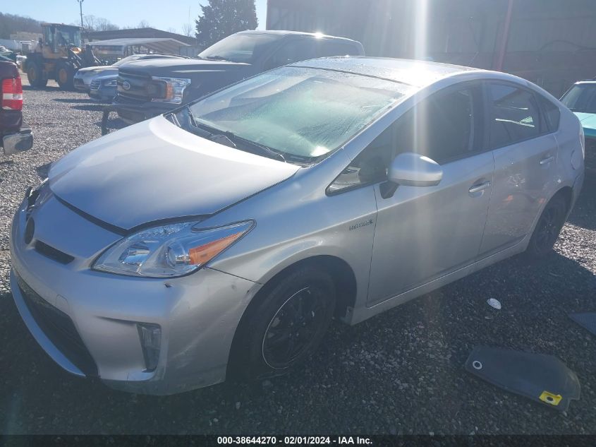 2014 TOYOTA PRIUS - JTDKN3DUXE1768580