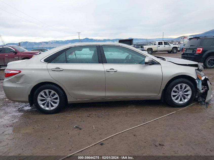 2016 TOYOTA CAMRY LE - 4T4BF1FK6GR542925