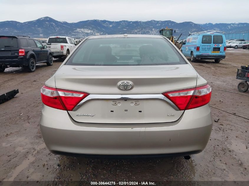 2016 TOYOTA CAMRY LE - 4T4BF1FK6GR542925