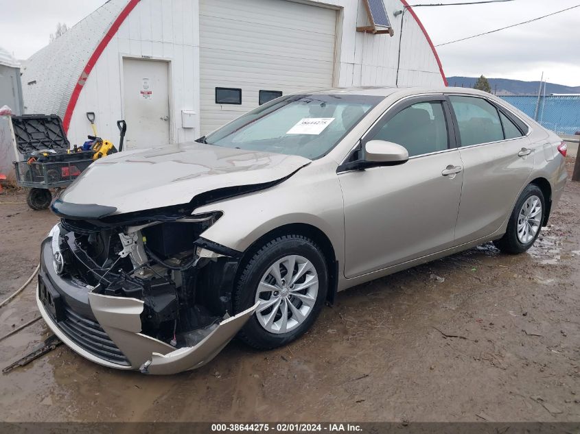2016 TOYOTA CAMRY LE - 4T4BF1FK6GR542925