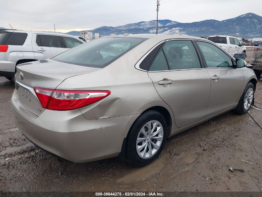 2016 TOYOTA CAMRY LE - 4T4BF1FK6GR542925