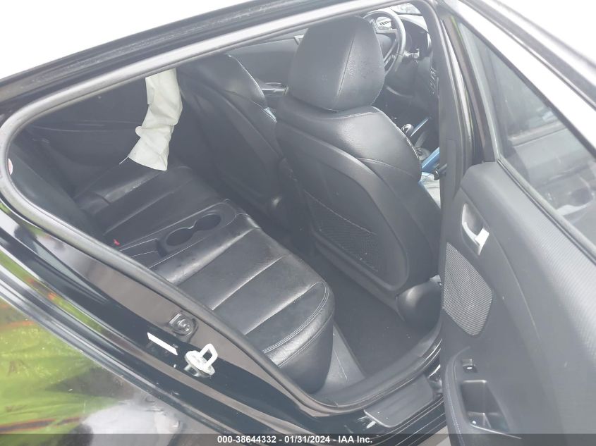 2013 HYUNDAI VELOSTER TURBO W/BLUE - KMHTC6AE1DU115556