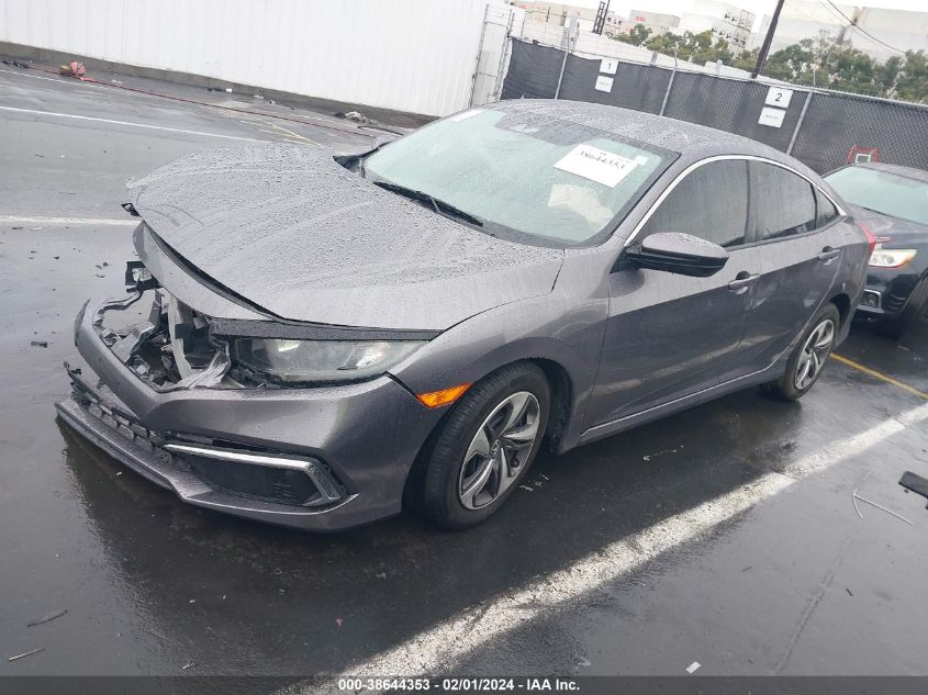 2019 HONDA CIVIC LX - 19XFC2F60KE200332