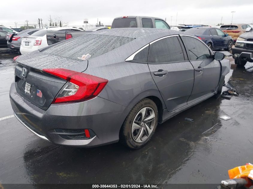 2019 HONDA CIVIC LX - 19XFC2F60KE200332
