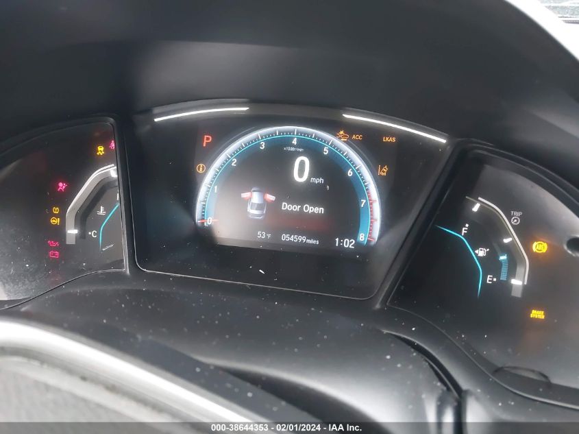 2019 HONDA CIVIC LX - 19XFC2F60KE200332