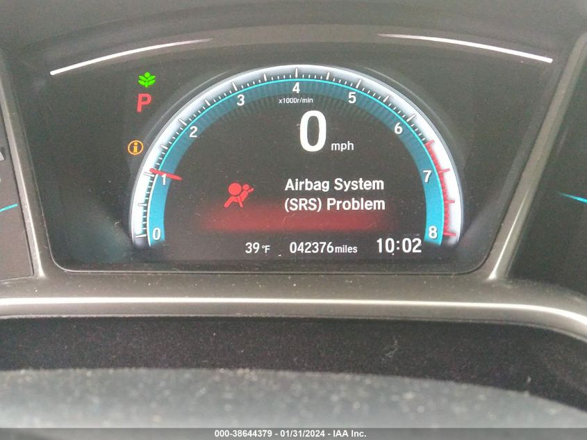 2018 HONDA CIVIC EX - 2HGFC3B35JH350992