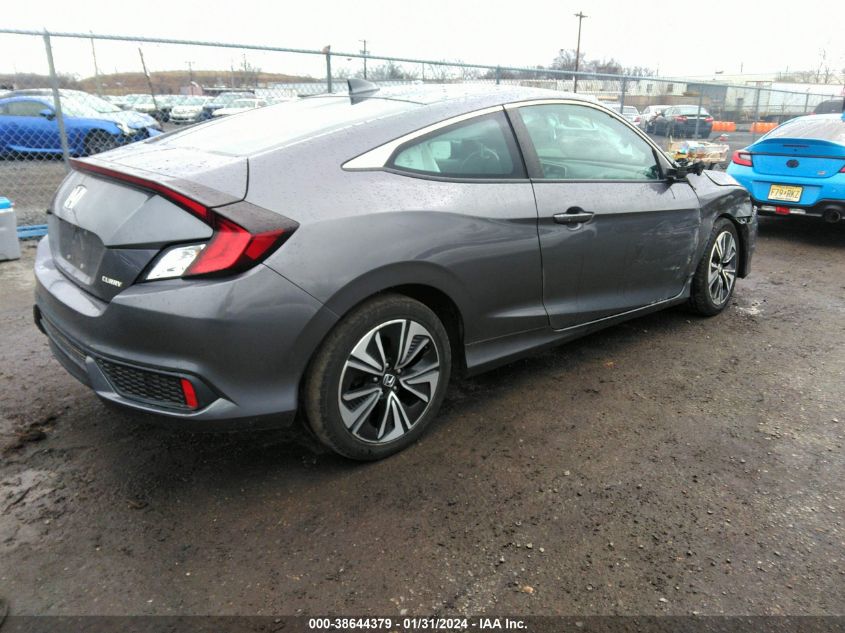 2018 HONDA CIVIC EX - 2HGFC3B35JH350992