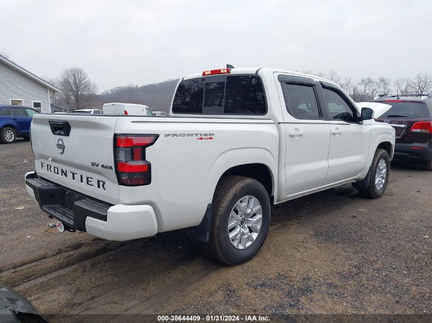 2022 NISSAN FRONTIER SV 4X4 - 1N6ED1EK7NN633273
