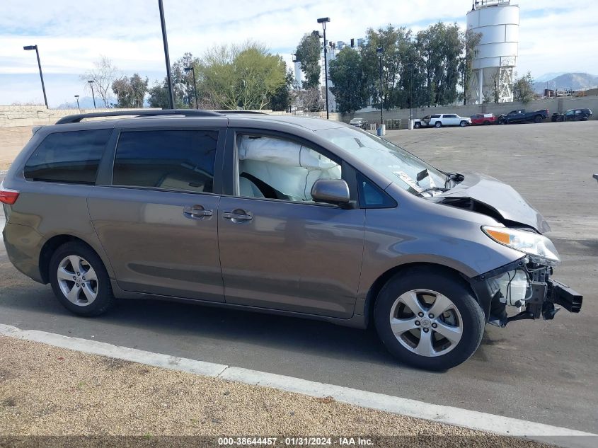 2016 TOYOTA SIENNA LE 8 PASSENGER - 5TDKK3DC7GS731699