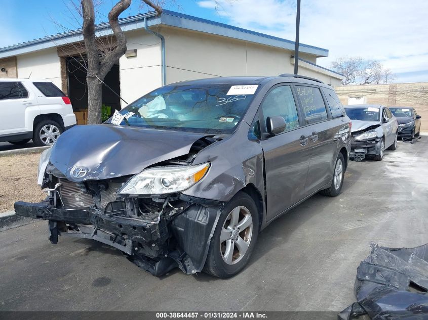 2016 TOYOTA SIENNA LE 8 PASSENGER - 5TDKK3DC7GS731699