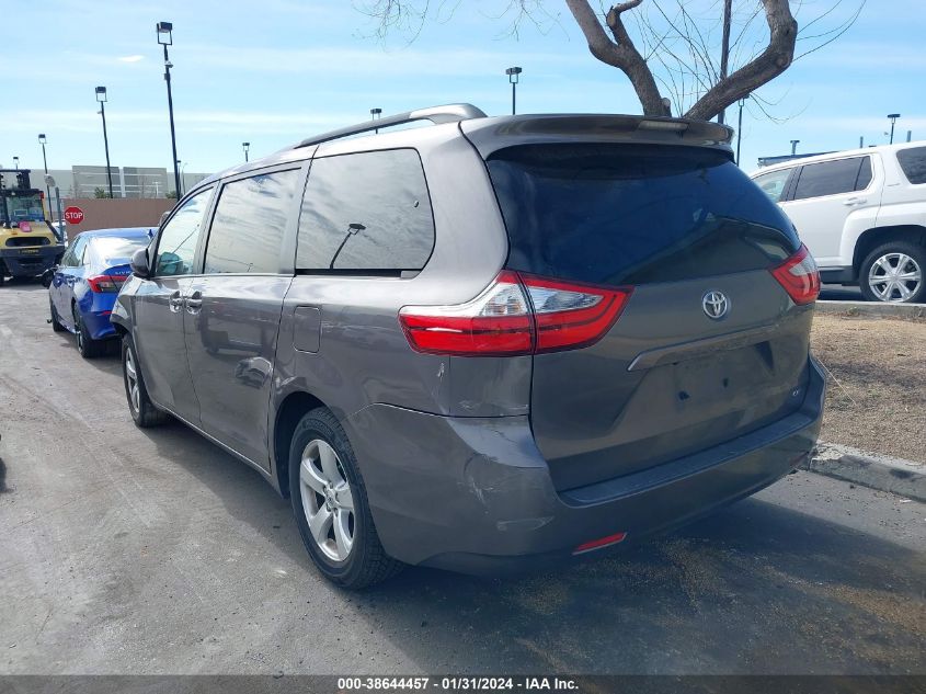 2016 TOYOTA SIENNA LE 8 PASSENGER - 5TDKK3DC7GS731699