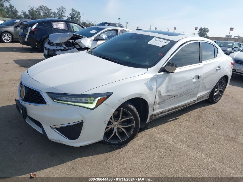 2019 ACURA ILX PREMIUM PKG/W/TECHNOLOGY PKG - 19UDE2F75KA000674