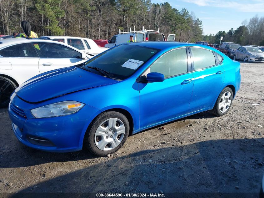 2016 DODGE DART SE - 1C3CDFAA1GD750655
