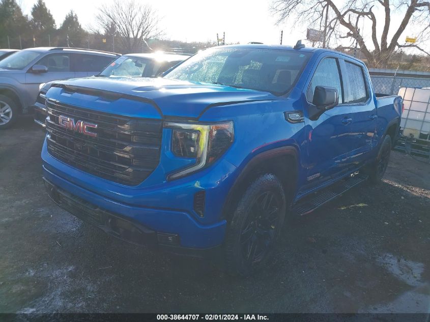 2022 GMC SIERRA 1500 4WD  SHORT BOX ELEVATION WITH 3SB - 3GTUUCED0NG648573