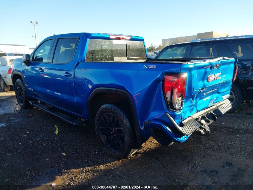 2022 GMC SIERRA 1500 4WD  SHORT BOX ELEVATION WITH 3SB - 3GTUUCED0NG648573